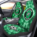 Dallas Stars Car Seat Covers Custom Tie Dye Car Accessories - Gearcarcover - 1