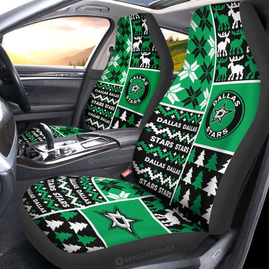 Dallas Stars Car Seat Covers Custom Ugly Style Car Accessories - Gearcarcover - 1