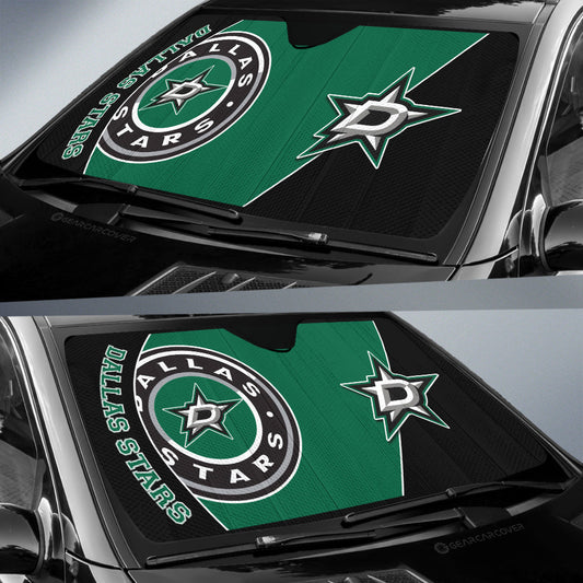 Dallas Stars Car Sunshade Custom Car Accessories For Fans - Gearcarcover - 2