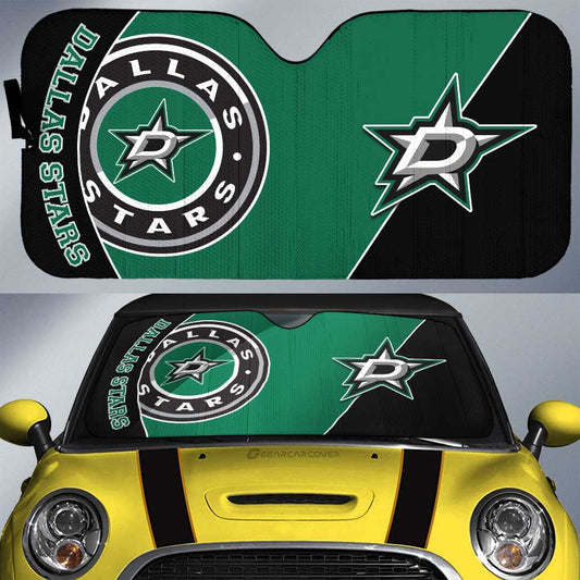 Dallas Stars Car Sunshade Custom Car Accessories For Fans - Gearcarcover - 1