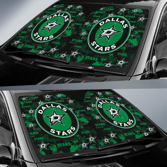 Dallas Stars Car Sunshade Custom Car Accessories - Gearcarcover - 2