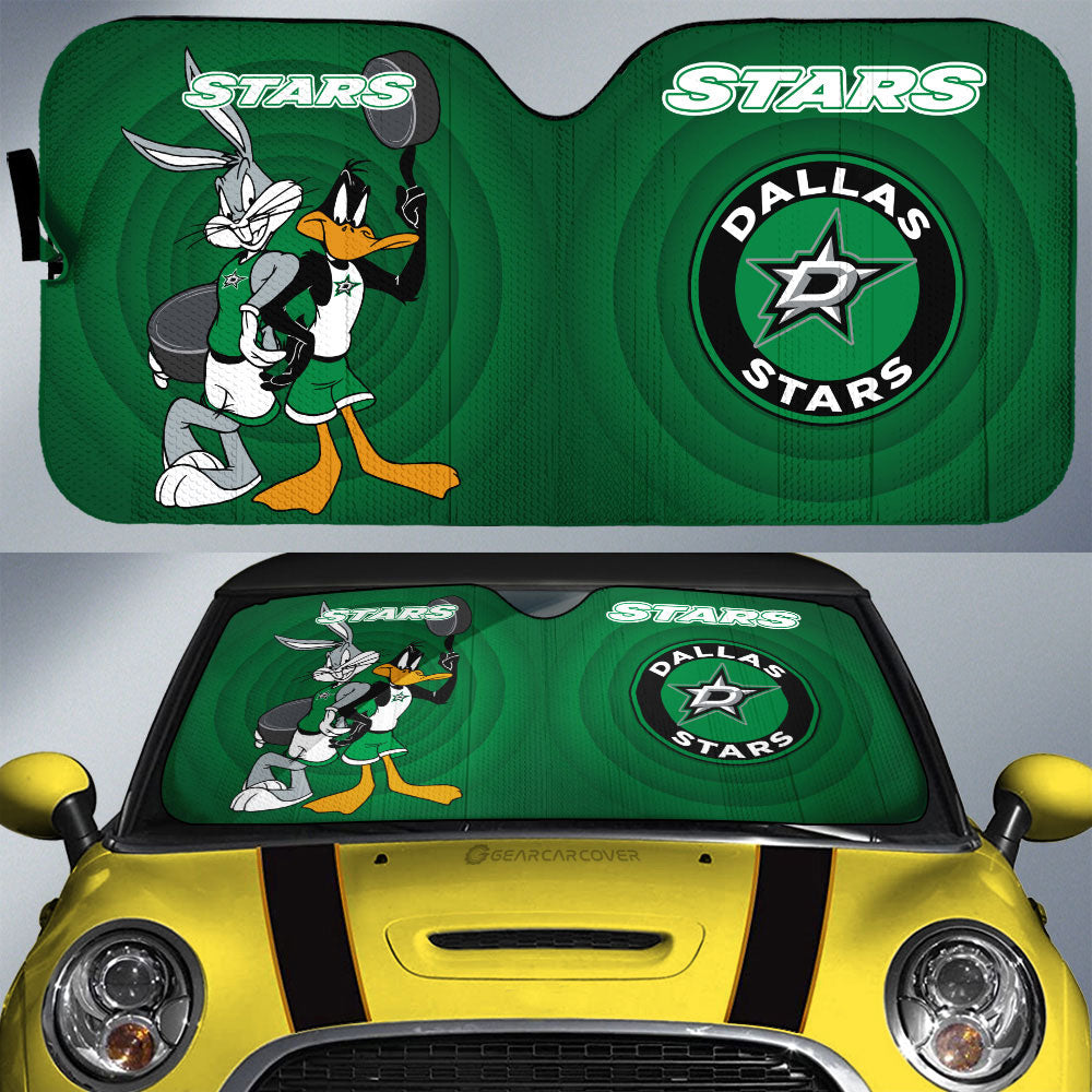 Dallas Stars Car Sunshade Custom Car Accessories - Gearcarcover - 1