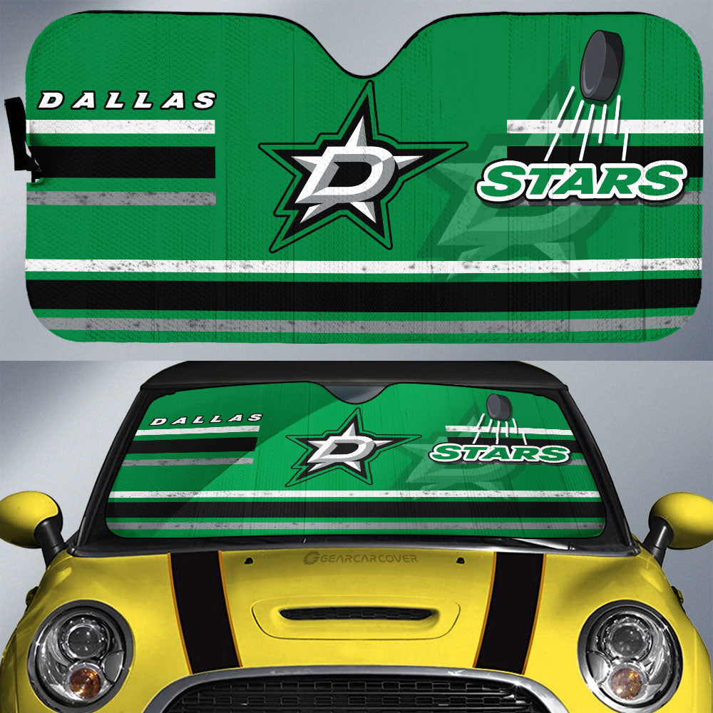 Dallas Stars Car Sunshade Custom Car Accessories - Gearcarcover - 1