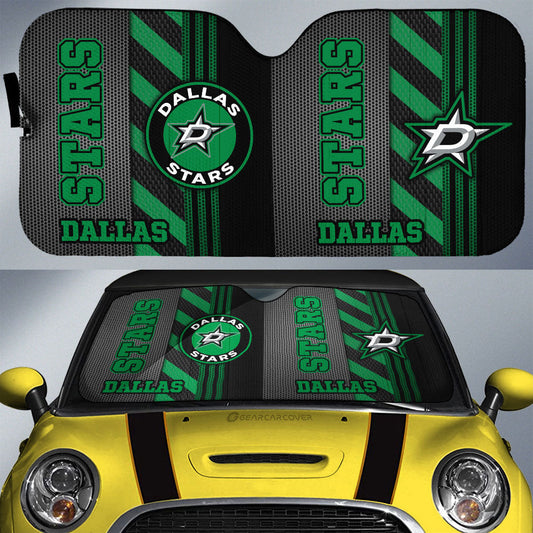 Dallas Stars Car Sunshade Custom Car Accessories - Gearcarcover - 1