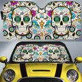 Dallas Stars Car Sunshade Custom Sugar Skull Car Accessories - Gearcarcover - 1