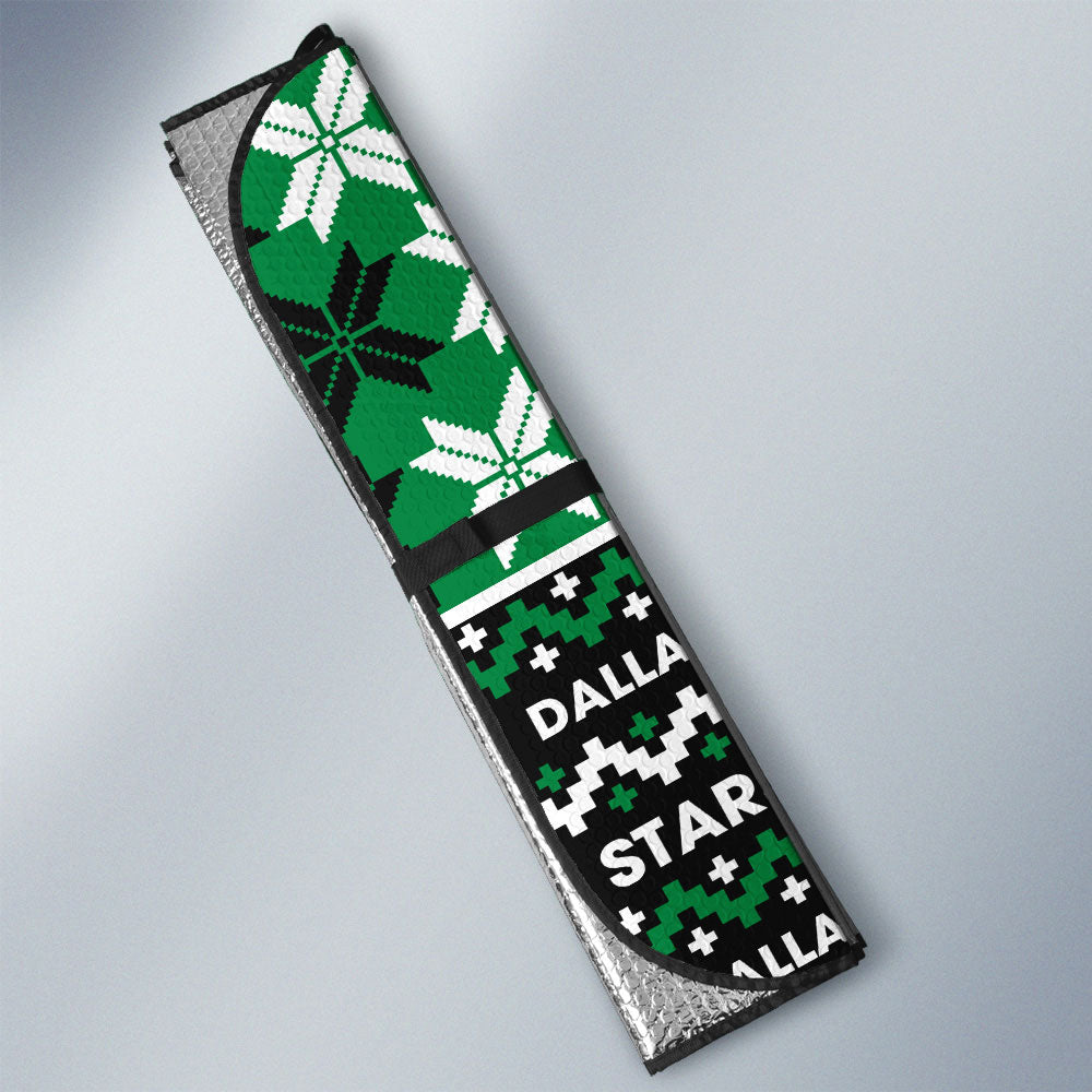 Dallas Stars Car Sunshade Custom Ugly Style Car Accessories - Gearcarcover - 3