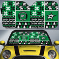 Dallas Stars Car Sunshade Custom Ugly Style Car Accessories - Gearcarcover - 1