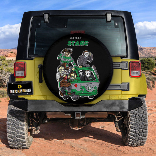 Dallas Stars Spare Tire Covers Horror Characters Car Accessories - Gearcarcover - 2