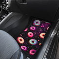 Dark Theme Donuts Car Floor Mats Custom Girly Pattern Car Accessories - Gearcarcover - 3
