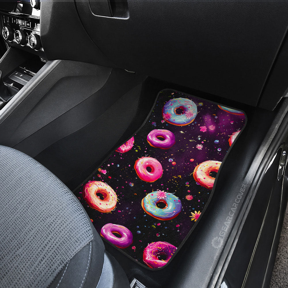 Dark Theme Donuts Car Floor Mats Custom Girly Pattern Car Accessories - Gearcarcover - 3