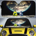 David & Lucy Car Sunshade Custom Cyberpunk Edgerunners - Gearcarcover - 1