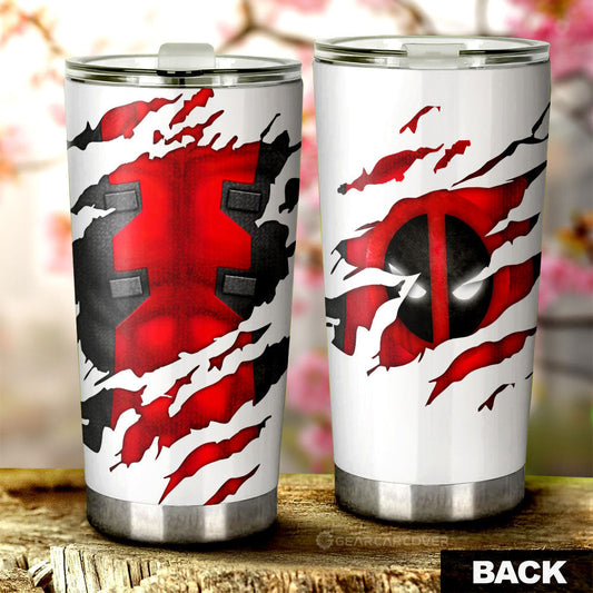Deadpool Tumbler Cup Custom Car Accessories - Gearcarcover - 1