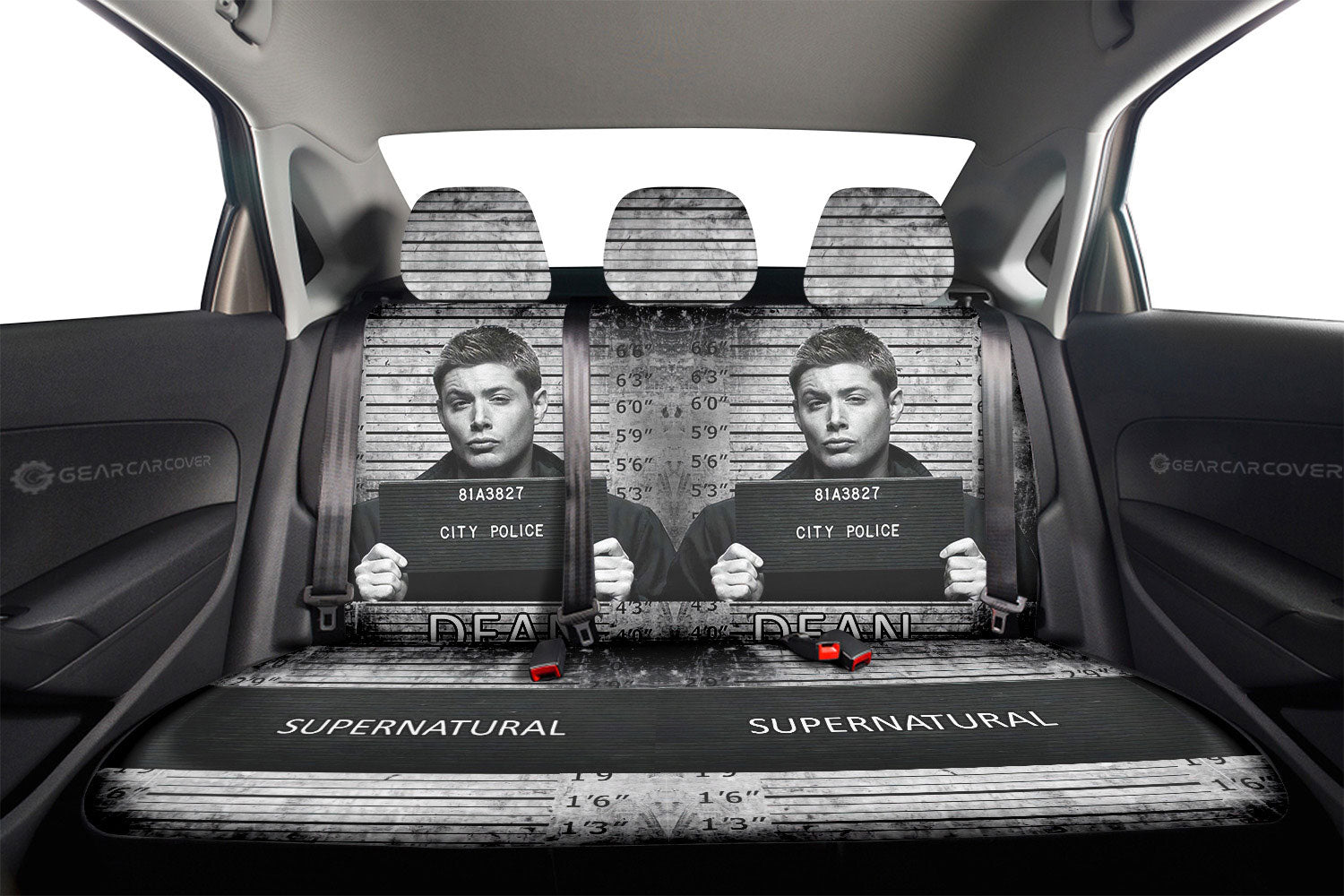 Dean Winchester Car Back Seat Covers Custom Supernatural Car Accessories - Gearcarcover - 2