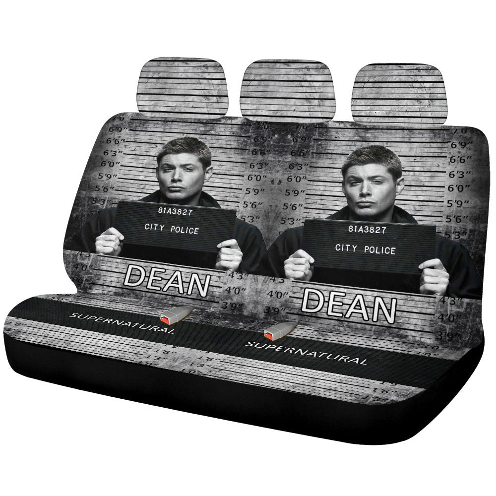 Dean Winchester Car Back Seat Covers Custom Supernatural Car Accessories - Gearcarcover - 1