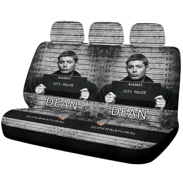 Dean Winchester Car Back Seat Covers Custom Supernatural Car Accessories - Gearcarcover - 1