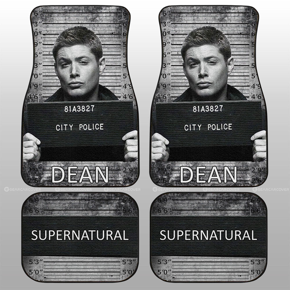 Dean Winchester Car Floor Mats Custom Supernatural Car Accessories - Gearcarcover - 1