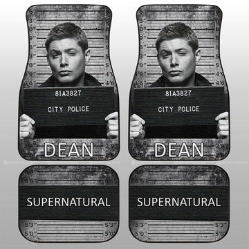 Dean Winchester Car Floor Mats Custom Supernatural Car Accessories - Gearcarcover - 1