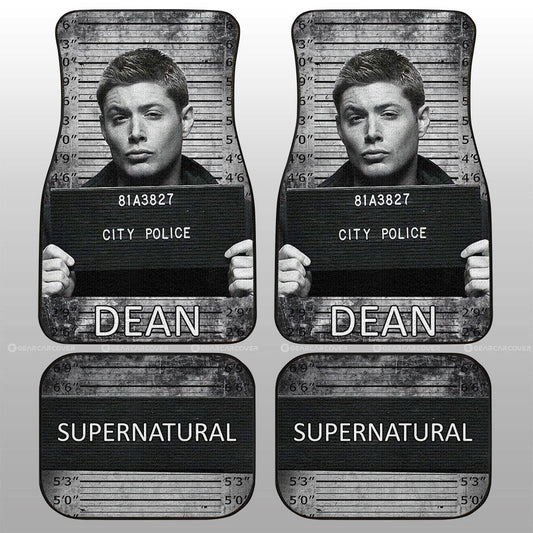 Dean Winchester Car Floor Mats Custom Supernatural Car Accessories - Gearcarcover - 1