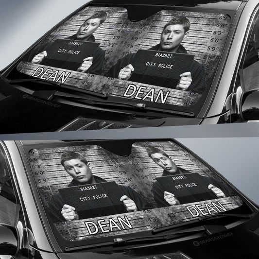Dean Winchester Car Sunshade Custom Supernatural Car Accessories - Gearcarcover - 2
