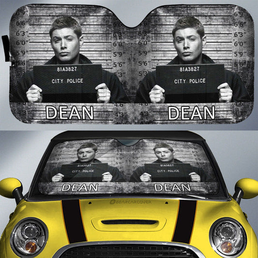 Dean Winchester Car Sunshade Custom Supernatural Car Accessories - Gearcarcover - 1