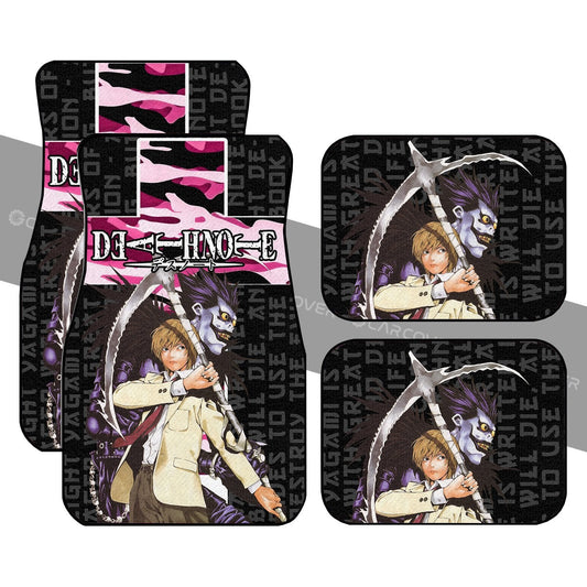 Death Note Light Yagami Car Floor Mats Custom Anime Car Accessories - Gearcarcover - 1