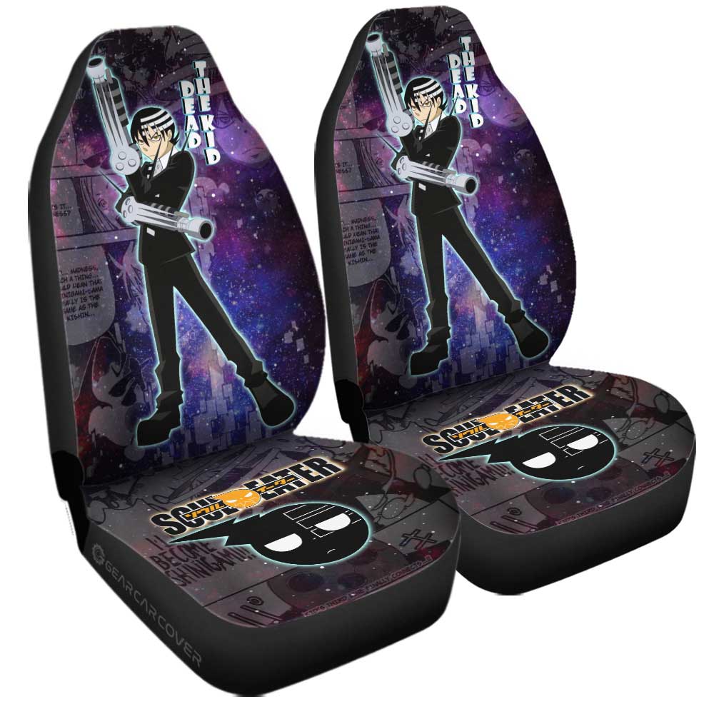Death The Kid Car Seat Covers Custom Galaxy Manga Style - Gearcarcover - 3