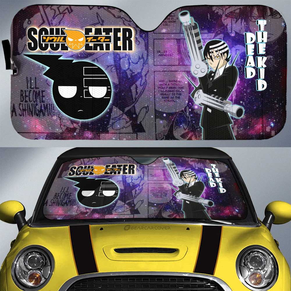 Death The Kid Car Sunshade Custom Manga Galaxy Style - Gearcarcover - 1