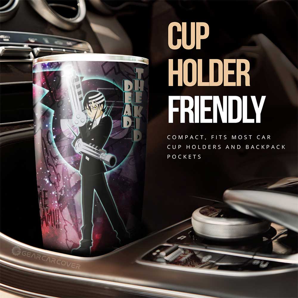 Death The Kid Tumbler Cup Custom Manga Galaxy Style - Gearcarcover - 2