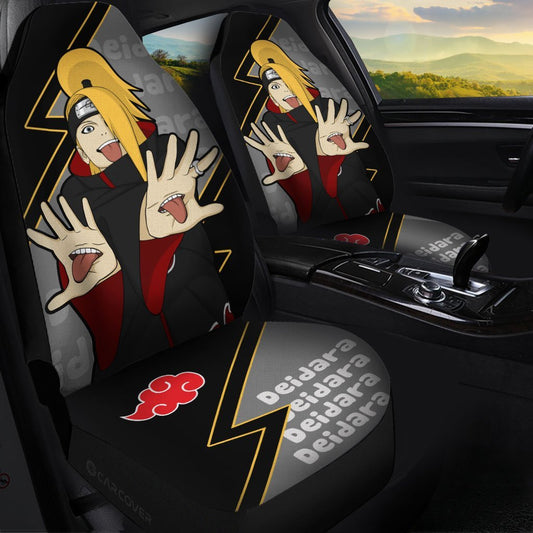 Deidara Akatsuki Car Seat Covers Custom Anime Car Accessories For Fan - Gearcarcover - 1
