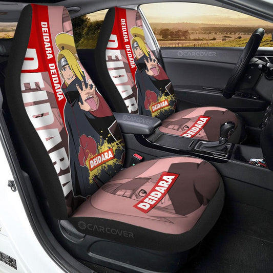 Deidara Akatsuki Car Seat Covers Custom Anime Car Accessories - Gearcarcover - 1