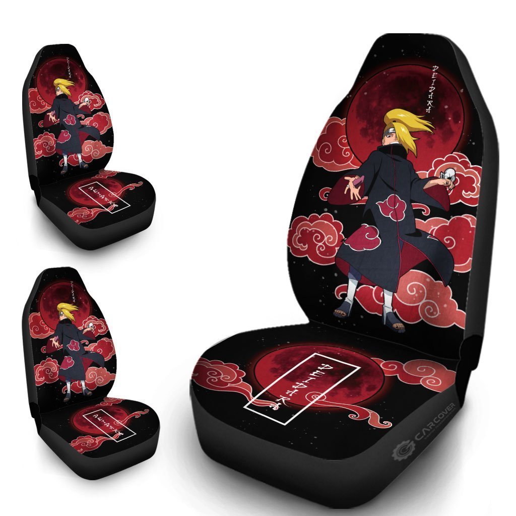 Deidara Akatsuki Car Seat Covers Custom Anime Car Accessories - Gearcarcover - 4