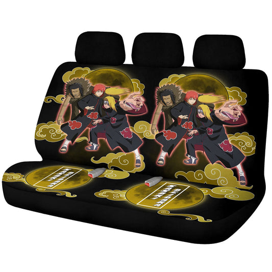 Deidara And Sasori Car Back Seat Covers Custom Anime - Gearcarcover - 1