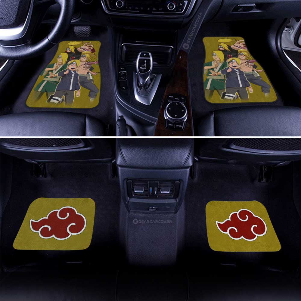 Deidara Car Floor Mats Custom Anime Car Accessories - Gearcarcover - 3