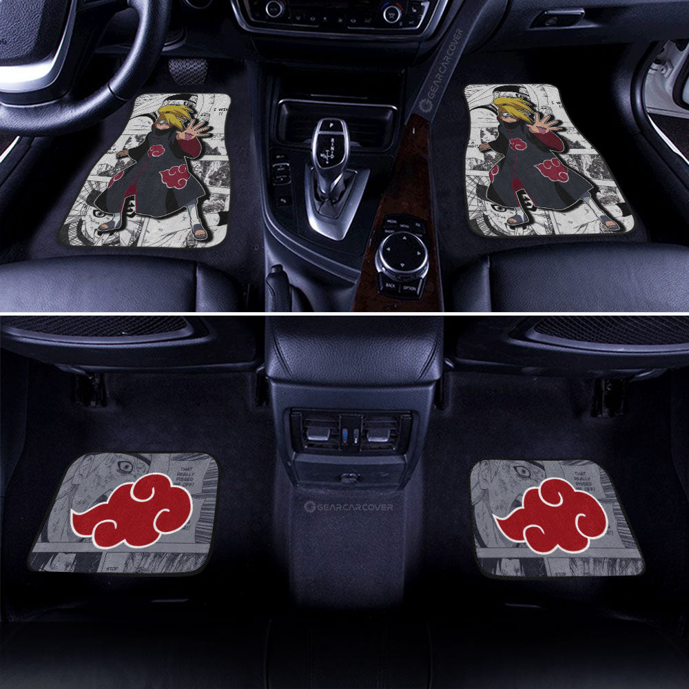 Deidara Car Floor Mats Custom Anime Car Accessories Mix Manga - Gearcarcover - 3