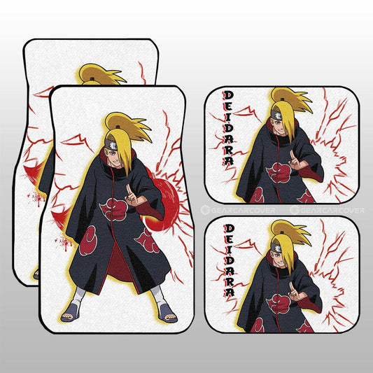 Deidara Car Floor Mats Custom For Anime Fans - Gearcarcover - 1