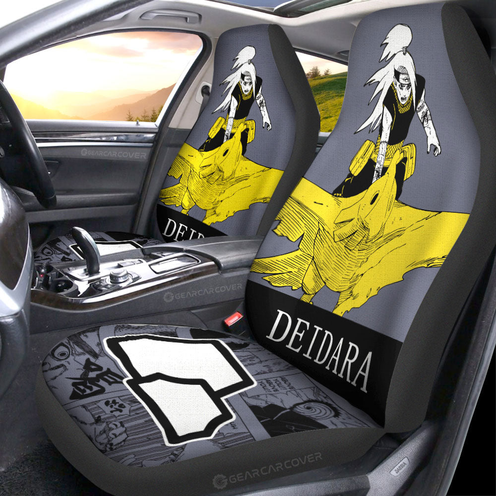 Deidara Car Seat Covers Custom Anime Car Accessories Manga Color Style - Gearcarcover - 2