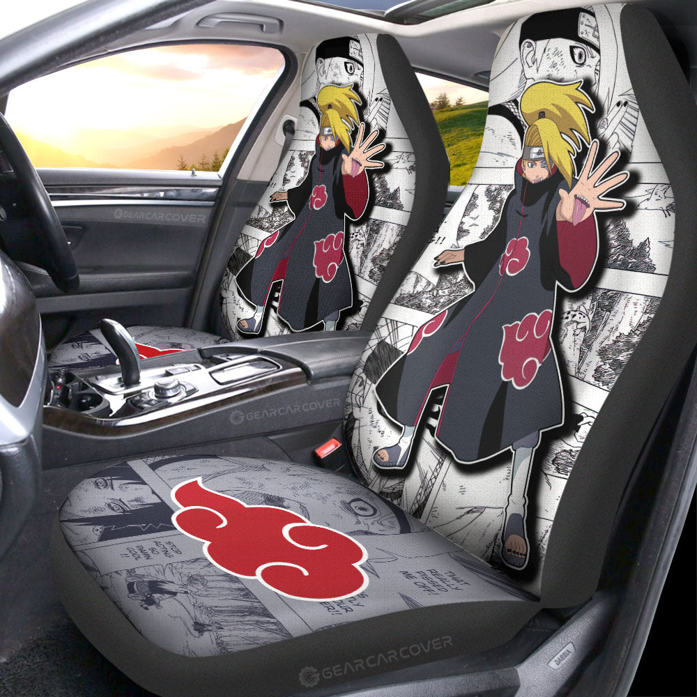 Deidara Car Seat Covers Custom Anime Car Accessories Mix Manga - Gearcarcover - 2