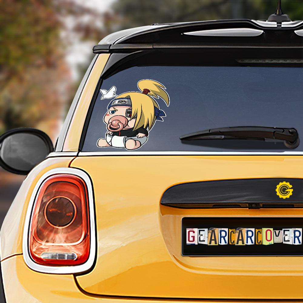 Deidara Car Sticker Custom Akt Members Naru Car Accessories - Gearcarcover - 1