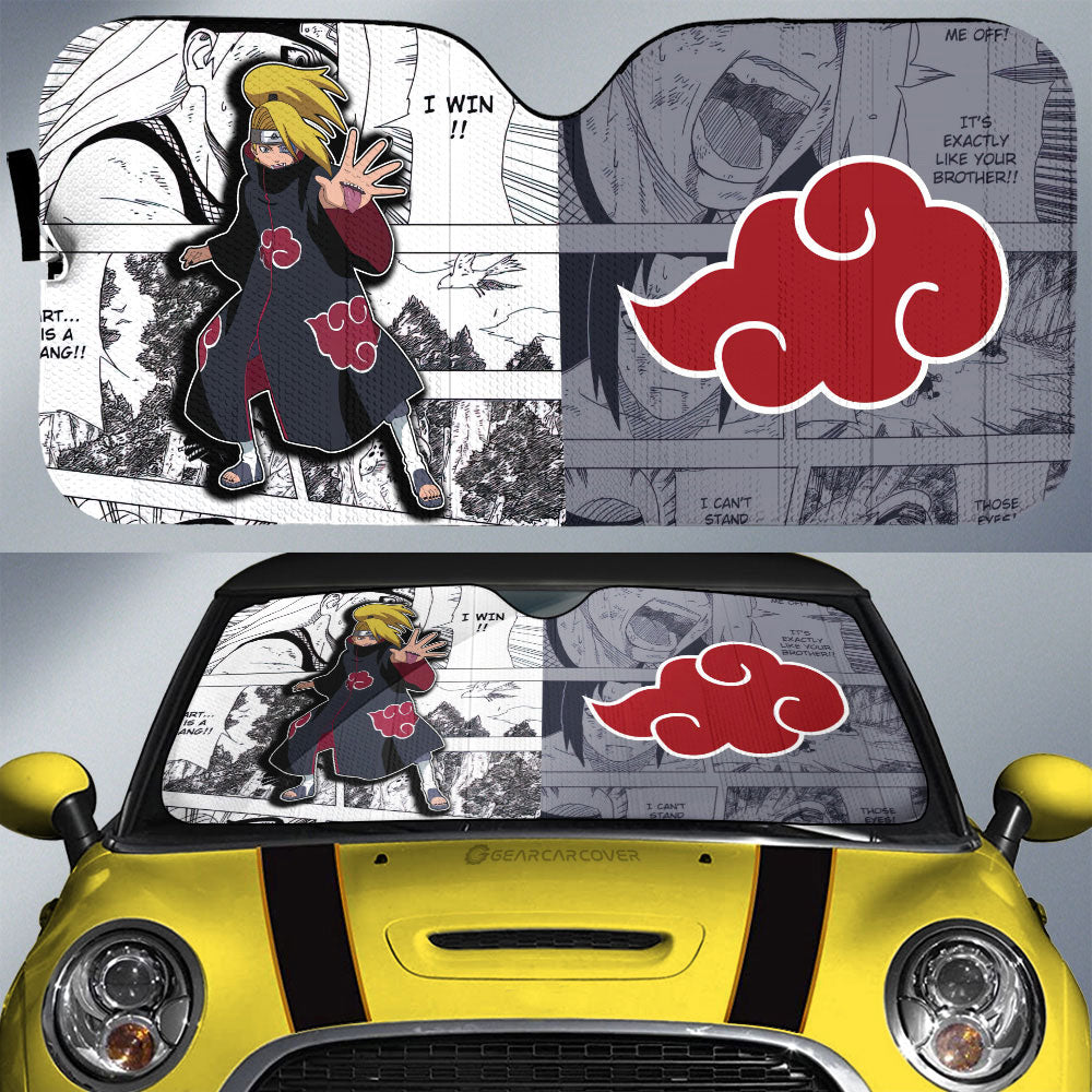 Deidara Car Sunshade Custom Mix Manga Car Accessories - Gearcarcover - 1