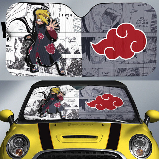 Deidara Car Sunshade Custom Mix Manga Car Accessories - Gearcarcover - 1