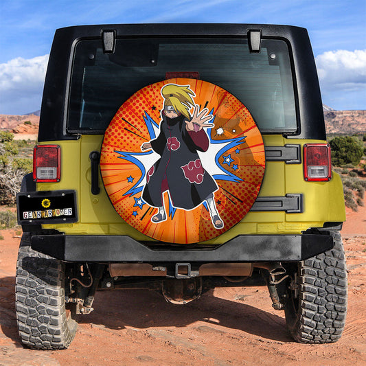 Deidara Spare Tire Covers Custom Anime Car Accessories - Gearcarcover - 2