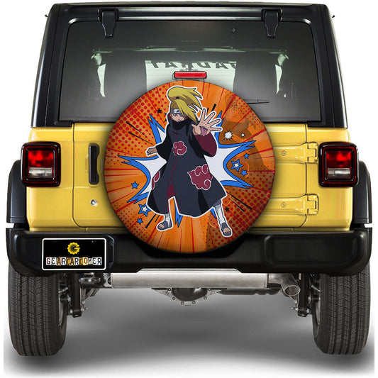 Deidara Spare Tire Covers Custom Anime Car Accessories - Gearcarcover - 1