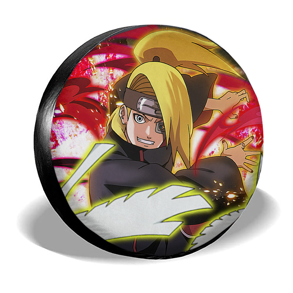 Deidara Spare Tire Covers Custom For Anime Fans - Gearcarcover - 2