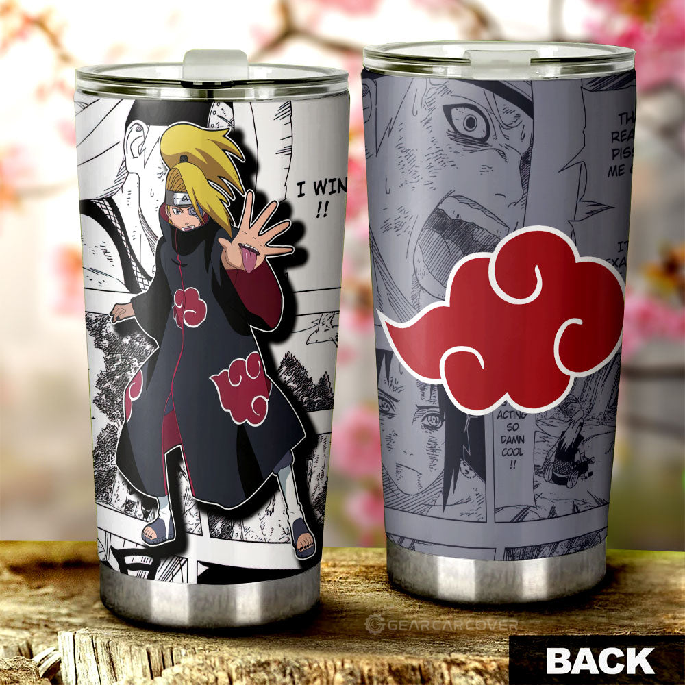 Deidara Tumbler Cup Custom Anime Car Accessories Mix Manga - Gearcarcover - 3