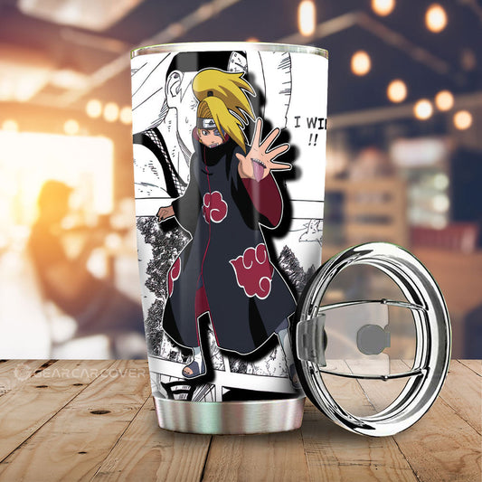 Deidara Tumbler Cup Custom Anime Car Accessories Mix Manga - Gearcarcover - 1