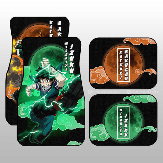 Deku And Bakugo Car Floor Mats Custom Car Accessories - Gearcarcover - 2