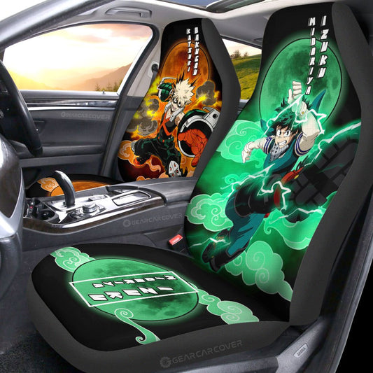 Deku And Bakugo Car Seat Covers Custom Car Accessories - Gearcarcover - 2