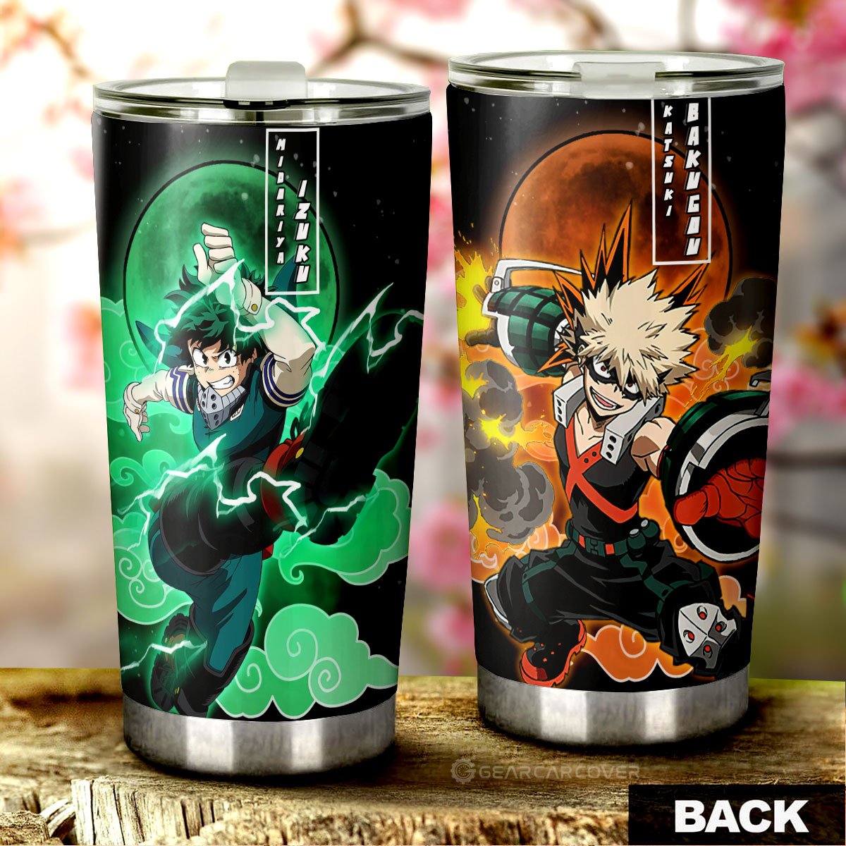 Deku And Bakugo Tumbler Cup Custom Car Accessories - Gearcarcover - 1