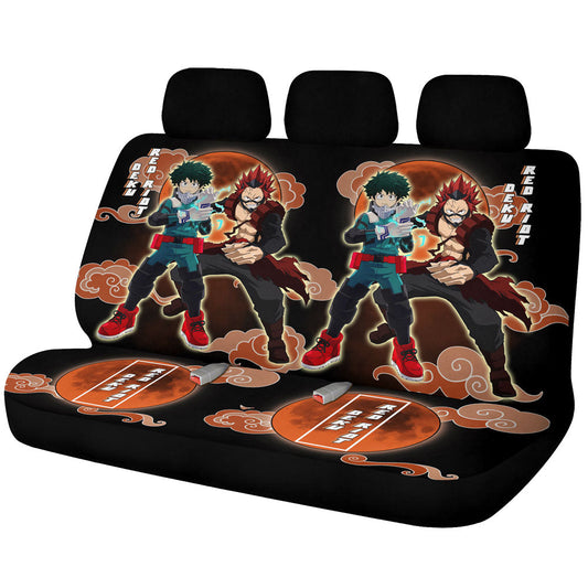 Deku And Red Riot Car Back Seat Covers Custom Car Accessories - Gearcarcover - 1