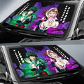 Deku And Uraraka Car Sunshade Custom Car Accessories - Gearcarcover - 2